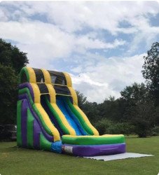 18 ft Double dip wet/dry slide